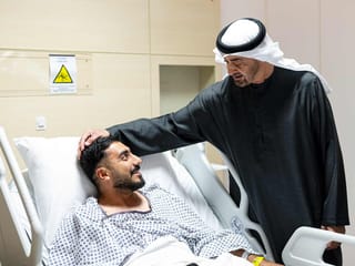 UAE President visits patients injured amid regional unrest