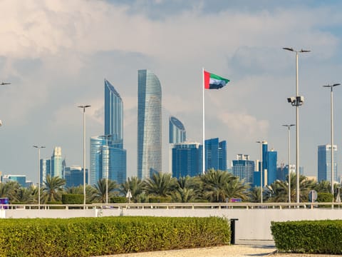 Abu dhabi skyline
