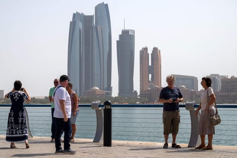 Abu dhabi skyline