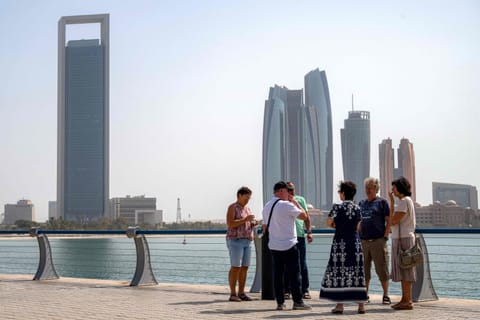 Abu dhabi skyline