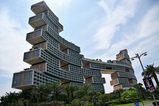 Atlantis The Royal resort is pictured in Dubai on March 11, 2026.