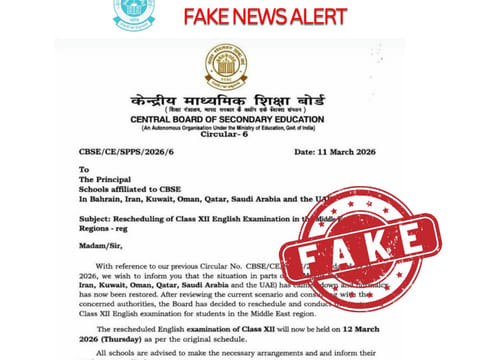 CBSE refutes online circular claiming Class 12 exam rescheduling in UAE