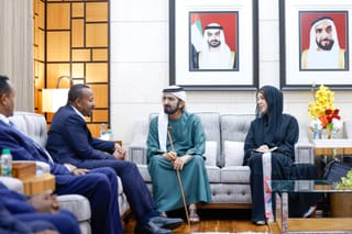 Sheikh Mohammed receives Ethiopian Prime Minister to discuss economic ties
