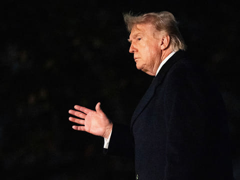US President Donald Trump