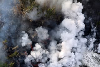 Lava reaches ocean on France’s Réunion after 19 years