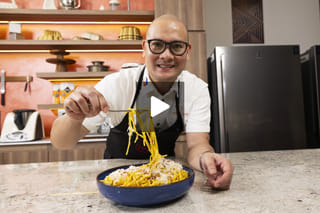 Ramadan Bites & Delights: Spaghetti with saffron cream