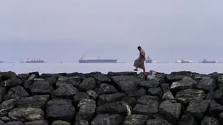 A view of ships in the Strait of Hormuz: Iranian officials emphasised their commitment to continuing dialogue during the ceasefire, describing the agreement as a step toward reducing regional tensions and enabling broader negotiations between all parties.


