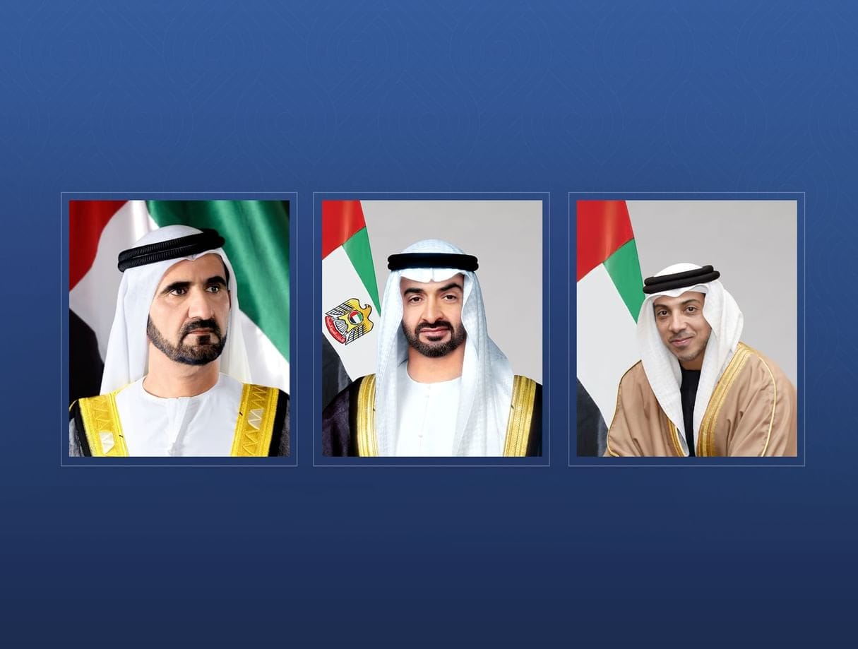 President His Highness Sheikh Mohamed bin Zayed Al Nahyan (centre), alongside His Highness Sheikh Mohammed bin Rashid Al Maktoum (left) and His Highness Sheikh Mansour bin Zayed Al Nahyan, sent messages of condolence to Mikheil Kavelashvili, President of Georgia, following the passing of Catholicos-Patriarch Ilia II.