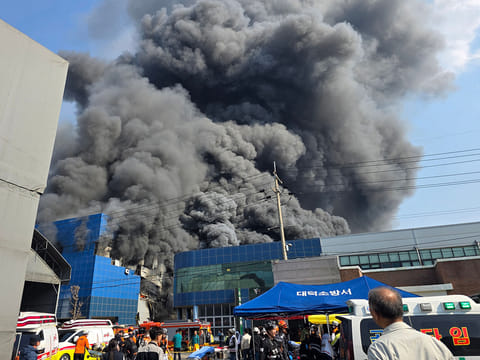 A fire at a car parts plant in South Korea on March 20 seriously injured at least 21 people and left 14 others missing, authorities said.