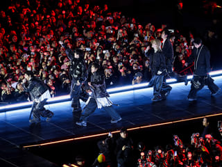 Kpop group BTS perform during 'BTS The Comeback Live Arirang' concert in central Seoul, South Korea, March 21, 2026. 