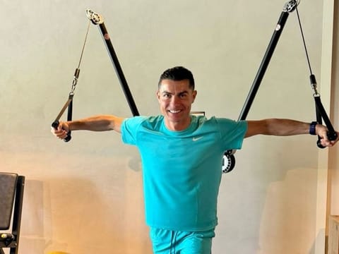 Ronaldo is in the gym as his return approaches 