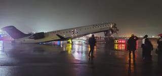 Air Canada plane, truck collide at airport, many hurt