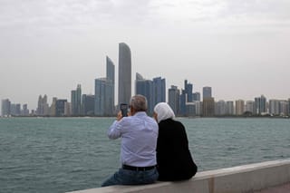 Abu dhabi skyline