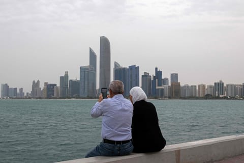 Abu dhabi skyline