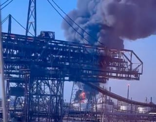 Footage shows fire at Valero's Port Arthur refinery in Texas following a  massive explosion. Residents told to shelter in place as a huge fire burns. No confirmed cause yet Explosion reported at Valero refinery at Texas' Port Arthur