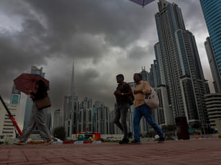When it rained in Dubai