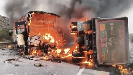 The accident, one of the deadliest in recent months in the region, occurred early Thursday in Markapuram district.