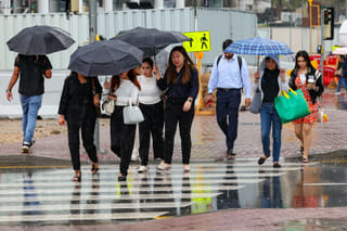 When it rained in Dubai