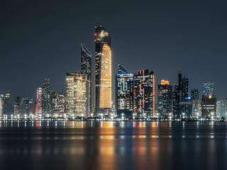 Abu dhabi skyline 