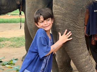 Aaron Tsimourtos, aged 7, studies in Gems Jumeriah Primary School, has autism and ADHD