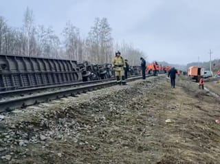 55 injured in Russia train derailment