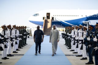 UAE president holds talks with DR Congo's Tshisekedi