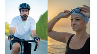 (Left), Mohamed Al Harbi and Right: Marie Meillaud are part of the NMSS team “Masters of Strength". 