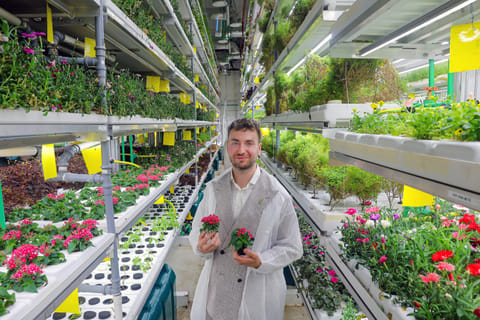 Roman Ulyanov, founder of vertical farm Greeneration.