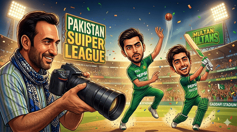 Sameer and Arafat Minhas in action, with father Kashif behind the lens capturing it all.