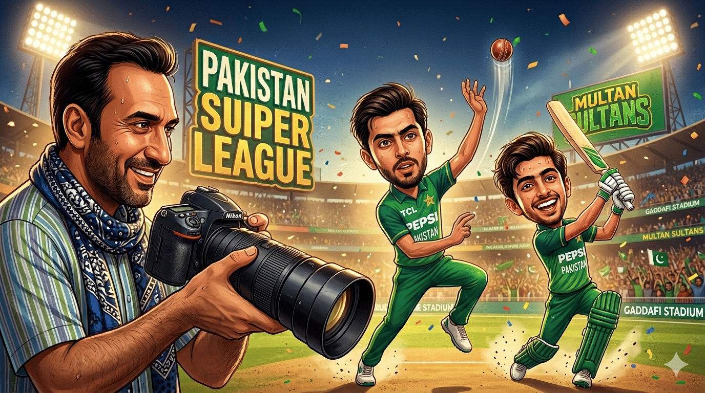 Sameer and Arafat Minhas in action, with father Kashif behind the lens capturing it all.