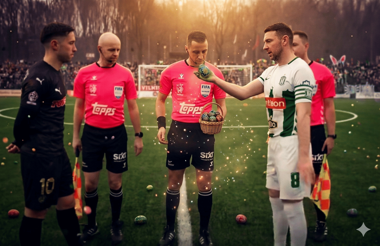 Egg tapping instead of coin toss