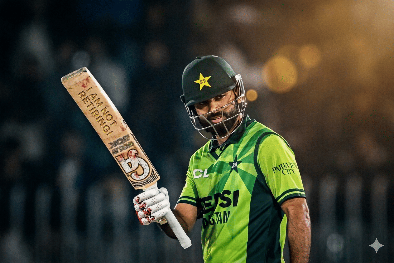 Fakhar Zaman is not retiring, yet