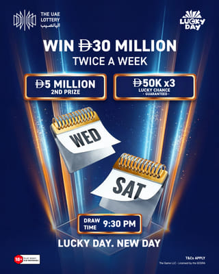 UAE Lottery update: What to know about the new twice-weekly Lucky Day draws