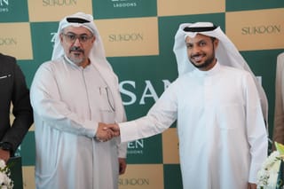 Amro Saleh, CEO and Founder of Sanzen Developments and Hesham Mustafa, Project Manager at PTC Contracting d