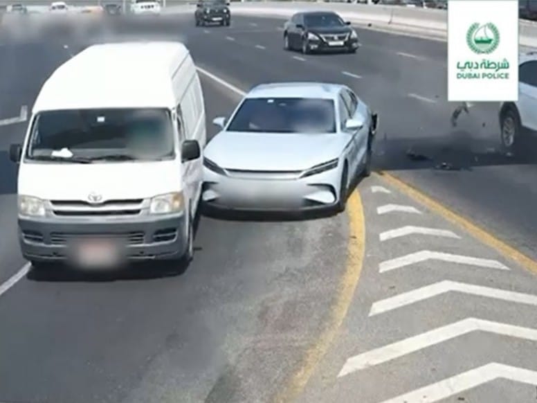 Dubai Police say abrupt lane changes remain a leading cause of serious accidents.