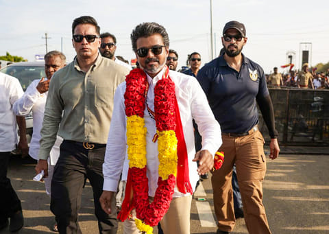 Vijay’s bicycle campaign sparks chaos: Kanyakumari rally incident goes viral