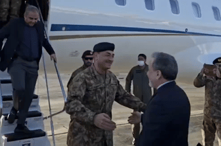 Iranian Foreign Minister Abbas Araghchi (right) welcomes the Pakistani delegation led by Field Marshal Asim Munir amid a fresh push for a deal with the US over key sticking points, including uranium enrichment and control over Hormuz. The White House has confirmed late on Wednesday that the US side is in discussions for a second round of Iran talks in Pakistan.