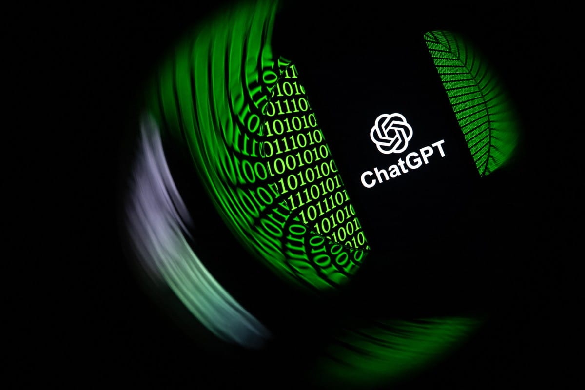 This illustration photograph taken in Mulhouse, eastern France on February 11, 2025, shows the logo of OpenAI's artificial intelligence chatbot ChatGPT.