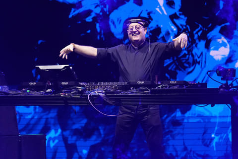 'DJ Priest' mixes religion and rave in Buenos Aires tribute to Pope Francis