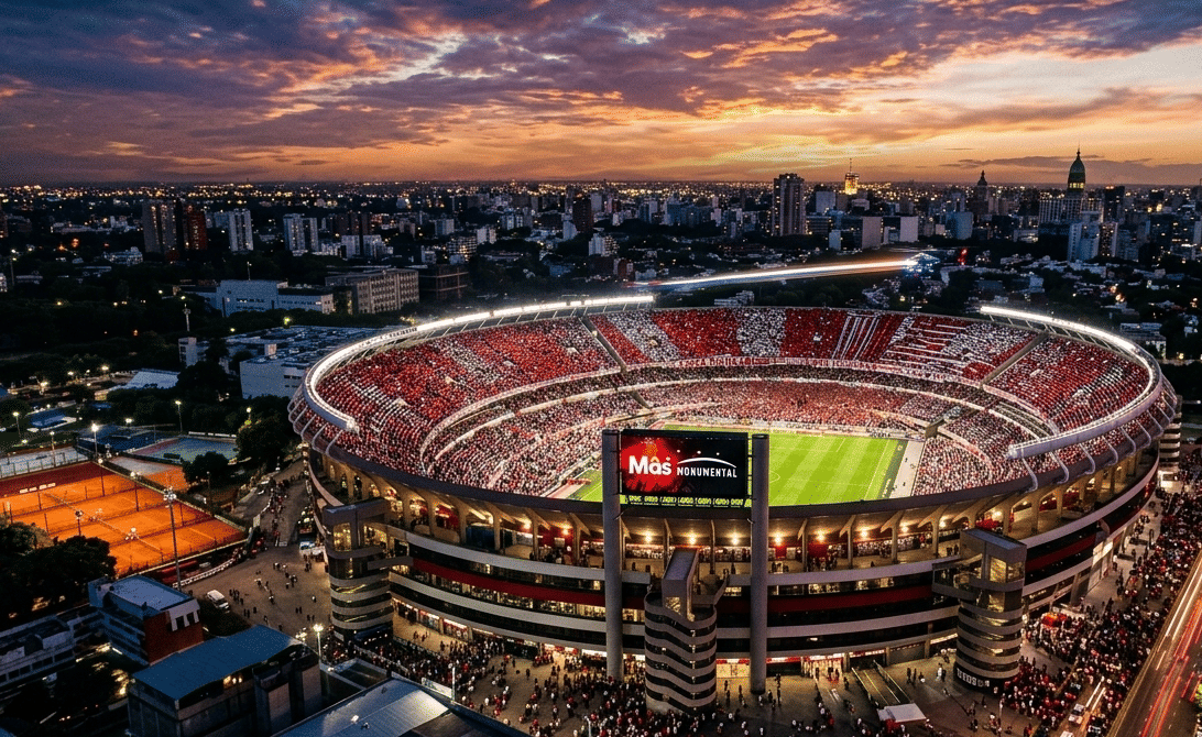 River Plate's home: Mas Monumental 