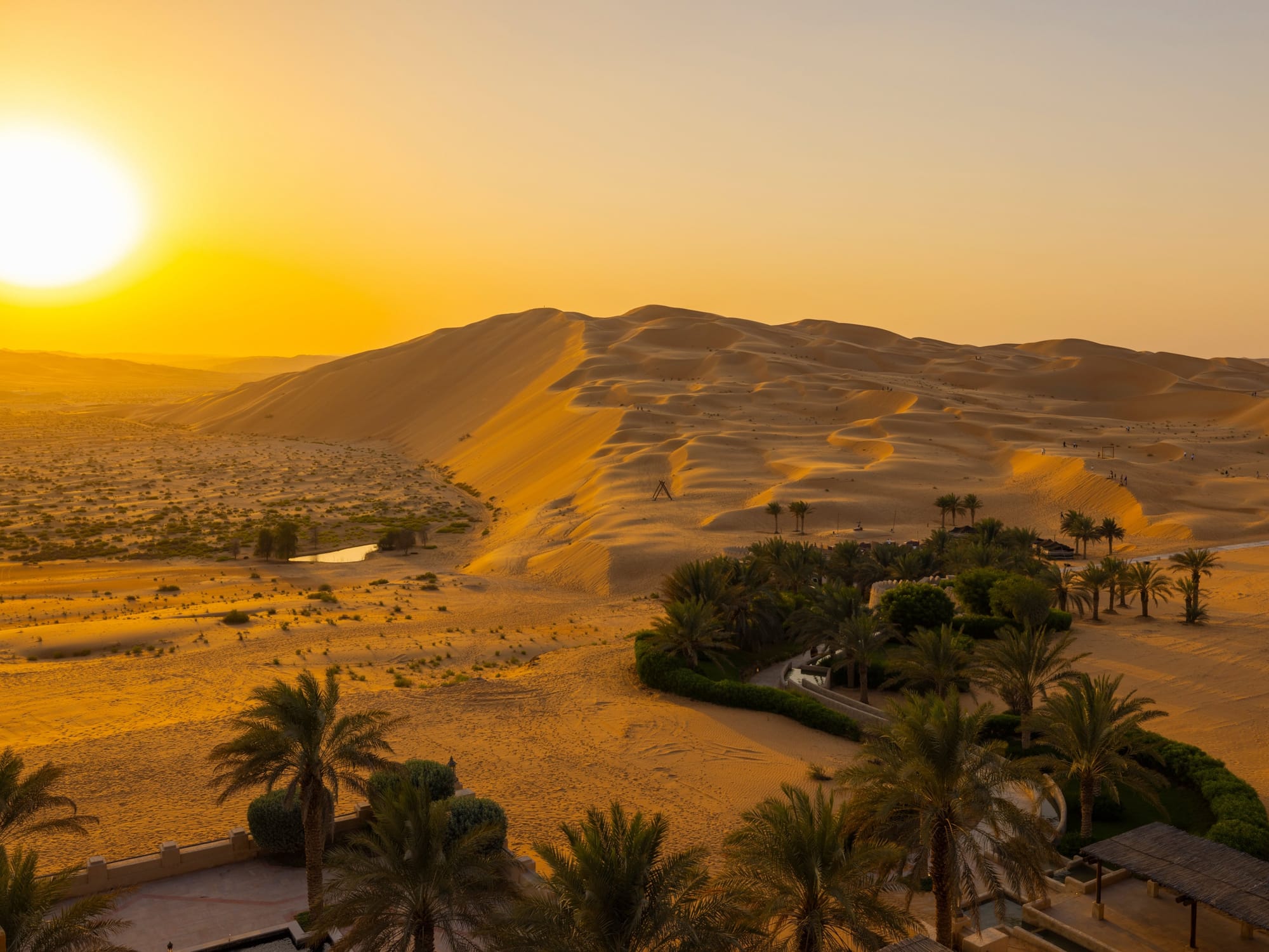 Orange sands desert resort in the Empty Quarter (Rub' al Khali) area of Abu Dhabi, United Arab Emirates
Empty Quarter - Rub' al Khali
