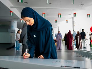 Ajman university reopens with a meaningful event