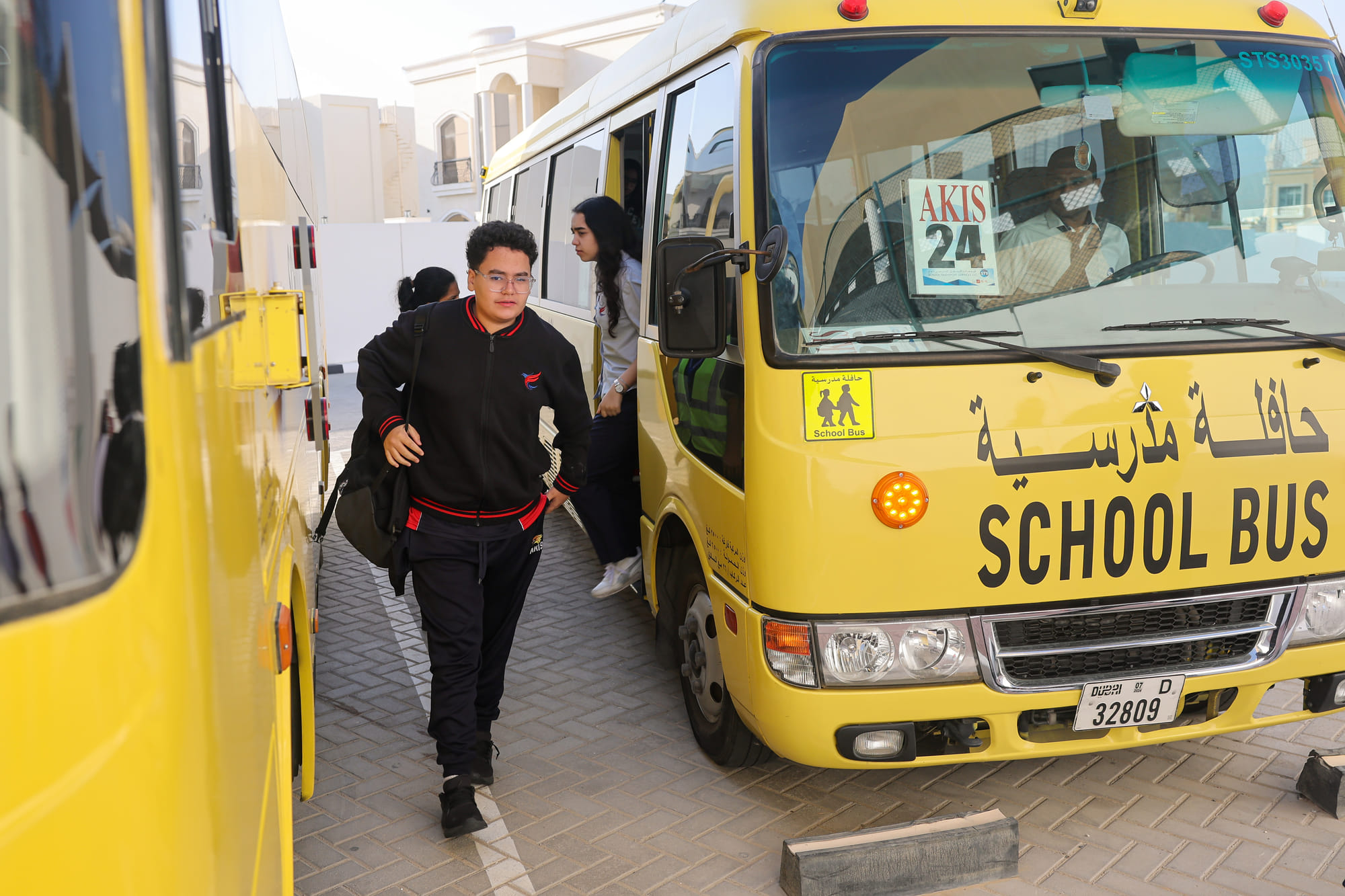 Students at Al Khaleej International School in Dubai.
