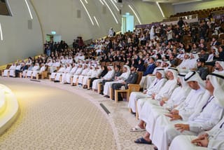 Attendees at the Abu Dhabi Global Entrepreneurship Festival (ADGEF) 2026 featured over 300 speakers, workshops and sessions on entrepreneurship, investment, AI and future economy trends, alongside initiatives supporting youth and social enterprises, including a Dh1 million grant challenge.

