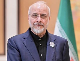  Iran's Parliament Speaker Mohammad Bagher Ghalibaf