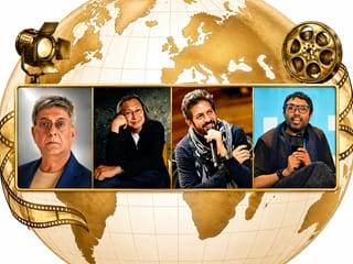 From left: Hira Bulani, Peter Chan, Kabir Khan, and Prasad Shetty
