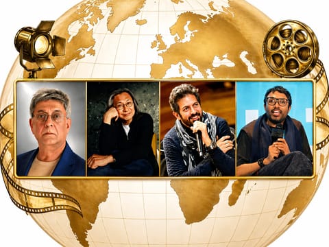 From left: Hira Bulani, Peter Chan, Kabir Khan, and Prasad Shetty