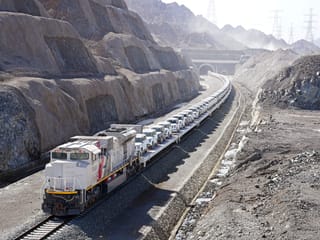 A shipment of Nissan vehicles transported by rail to Abu Dhabi marks a first for the UAE’s automotive logistics sector.