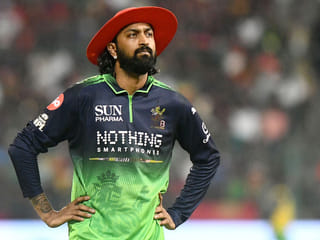 Royal Challengers Bengaluru all-rounder Krunal Pandya. 