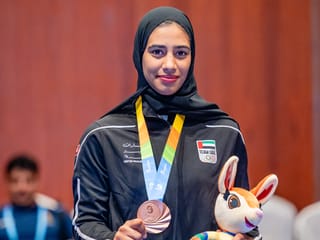 Shamsa Al Ameri claimed bronze for team UAE 